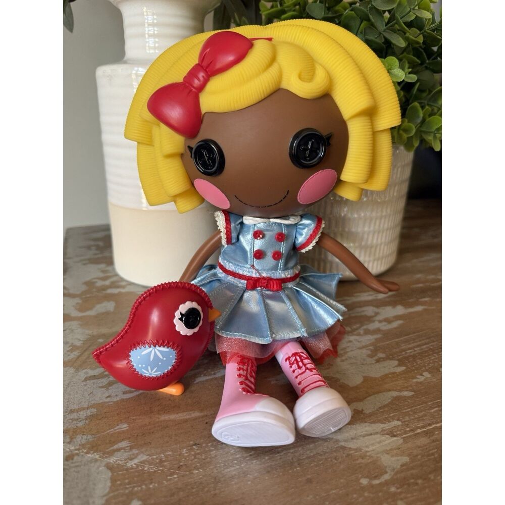 Lalaloopsy Doll DOT STARLIGHT Full Size 12" Pet Bird 2009 Yellow Hair Astronaut